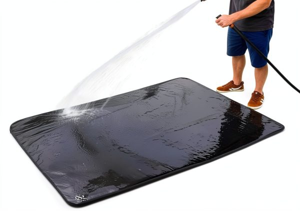 Vsvgmoq Under Grill Mat Fire Resistant Fiberglass Silicone-5