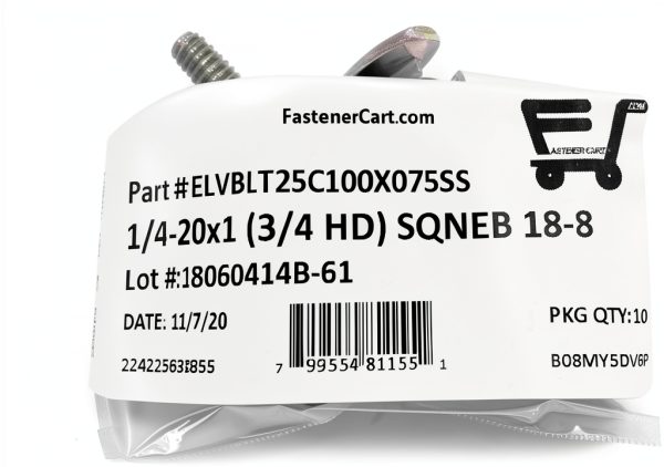 FAS Stainless Steel Elevator Bolts QC Inspected Lot-2