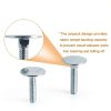 TNITRIB Elevator Bolts Flat Head Galvanized Fasteners 1/4-20-6