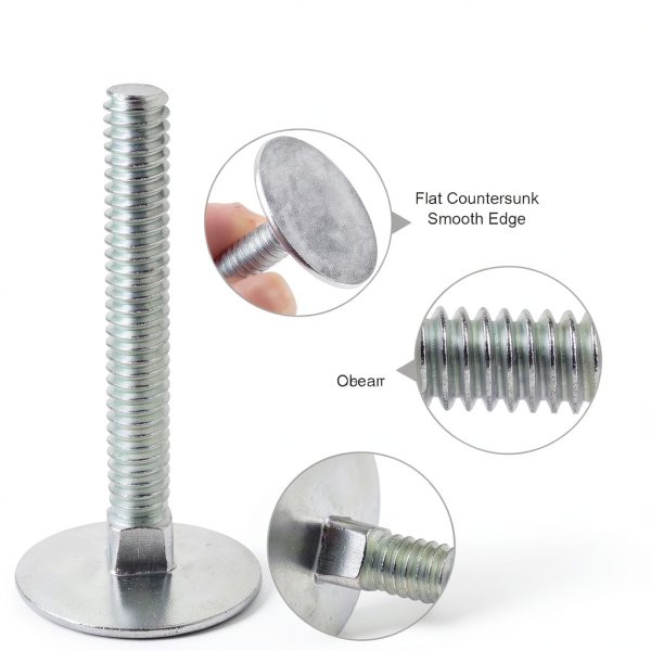 XT Elevator Bolts 1/4-20 Zinc Plated Rust Resistant-2