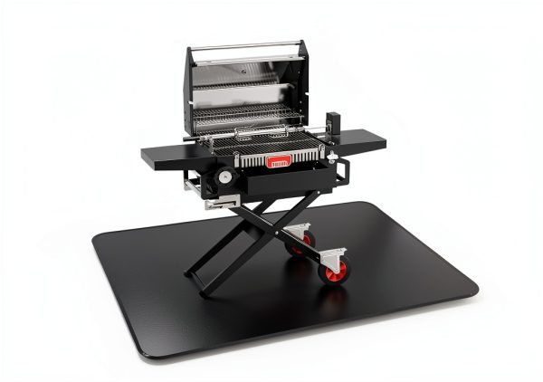 Vsvgmoq Under Grill Mat Fire Resistant Fiberglass Silicone-1