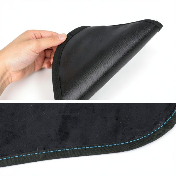 Vsvgmoq Under Grill Mat Fire Resistant Fiberglass Silicone-3