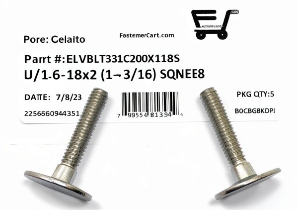 FAS Elevator Bolts 18-8 Stainless Steel QC Inspected-1