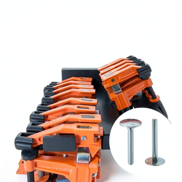 TNITRIB Elevator Bolts 1/4-20 x 2 Galvanized Flat Head-5