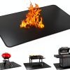 Vsvgmoq Under Grill Mat Fire Resistant Fiberglass Silicone-0