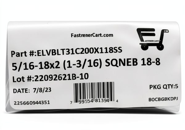 FAS Elevator Bolts 18-8 Stainless Steel QC Inspected-2