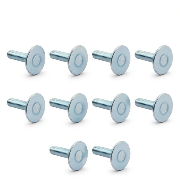 TNITRIB Elevator Bolts 3/8-16 x 1-1/2 Galvanized Flat Head-4