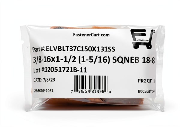 FAS Elevator Bolts 18-8 Stainless Steel QC Inspected-2