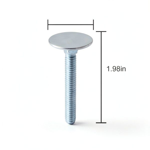 TNITRIB Elevator Bolts 1/4-20 x 2 Galvanized Flat Head-1