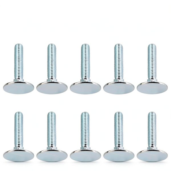 TNITRIB Elevator Bolts Flat Head Galvanized Fasteners 1/4-20-4