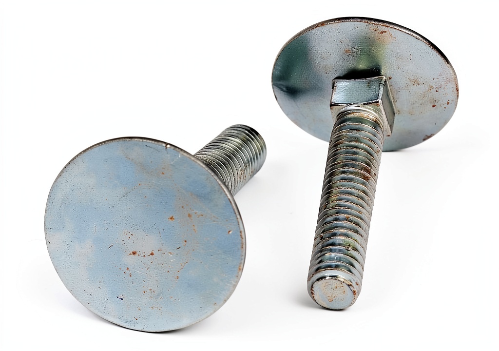 'Blue-Jay Elevator Bolt with zinc finish and hexagonal head'