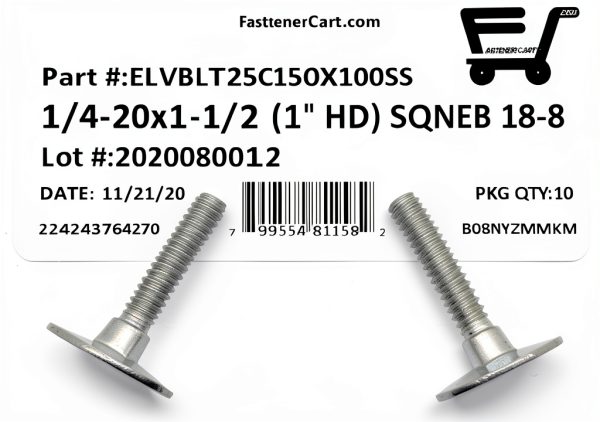 FAS Stainless Steel Elevator Bolts Industrial Hardware-1