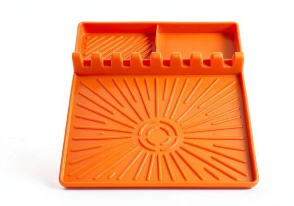 Nuorest Silicone Griddle Mat Grill Accessory Utensil Holder-4