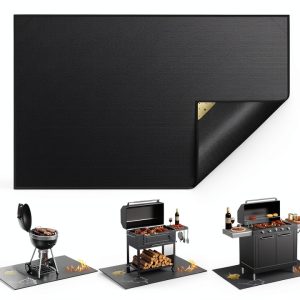 Vewaci Grill Mat Heat Resistant Deck Protection Outdoor BBQ-0