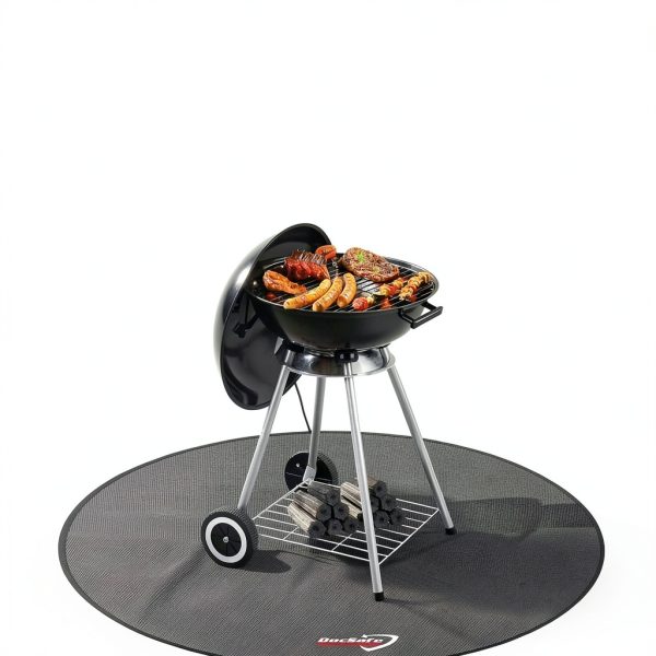 Fireproof Silicone Grill Mat by DocSafe Black-7