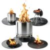 Fireproof Silicone Grill Mat by DocSafe Black-5