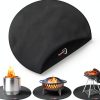 Fireproof Silicone Grill Mat by DocSafe Black-0