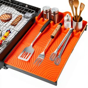 Blackstone Grill Mat by Muhotgs - Durable Silicone Organizer-0
