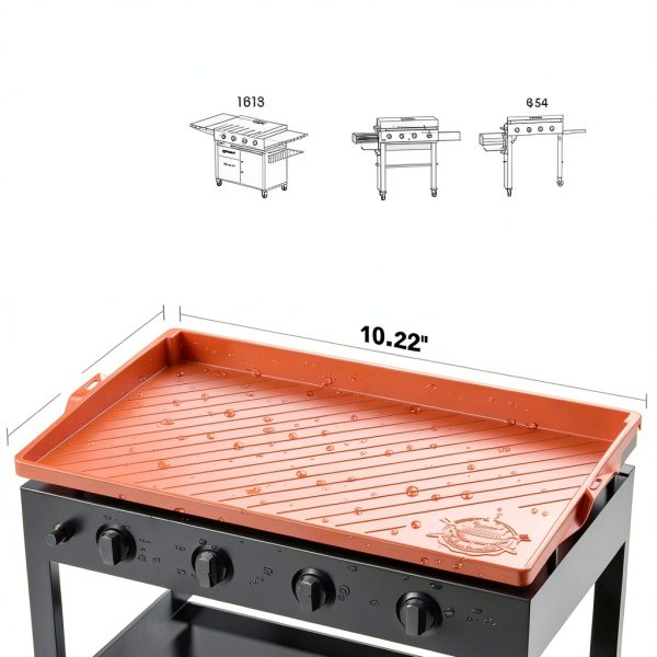 GRIDDLE COVER MAT 36" Orange Silicone Cover for Blackstone BHT36-3