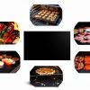 Renook Grill Mat Black PTFE Non‑Stick 15.75 x 13 Inch Set of 6-3
