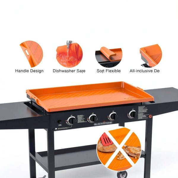 GRIDDLE COVER MAT 36" Orange Silicone Cover for Blackstone BHT36-1