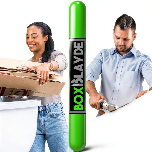 Electric Box Cutter BoxBlayde BXBLDE Grey Heavy Duty Aluminum Blade-4