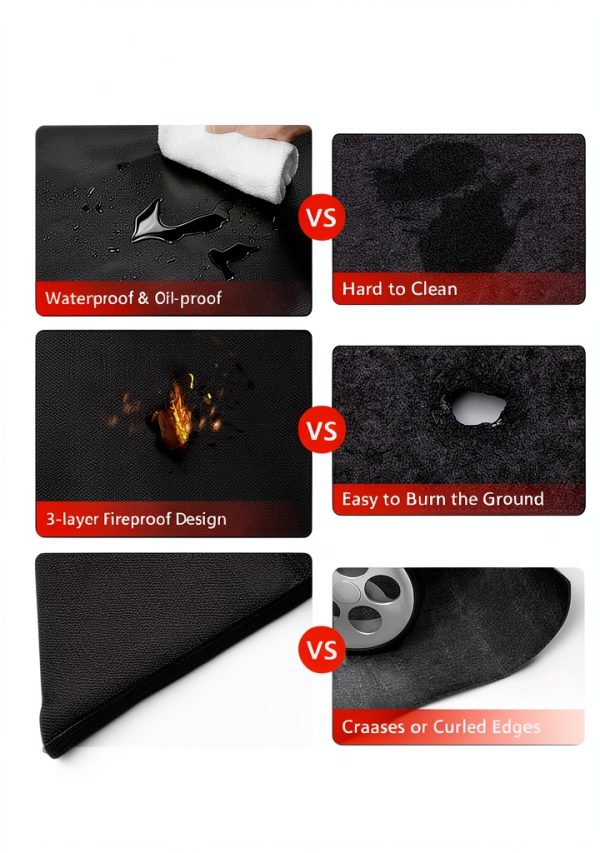 Grill Mat Protebox Double‑Sided Fireproof Silicone 60×40 Inch-5