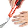 Box Cutter DIYSELF 30 Pack Utility Knife 18mm Snap-Off Blade Black-1
