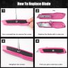 DIYSELF Box Cutter 2-Pack Retractable Heavy Duty Utility Knife Pink-5