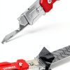 Utility Knife KAIWEETS 2 in 1 Folding Box Cutter with SK2 Blades Red-7